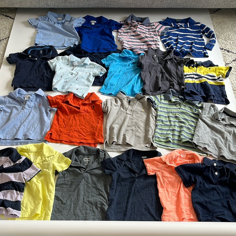 18M-2T boy polo lot bundle